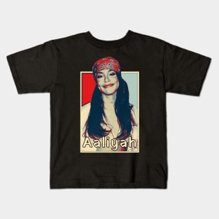 Retro Aaliyah beautiful Kids T-Shirt